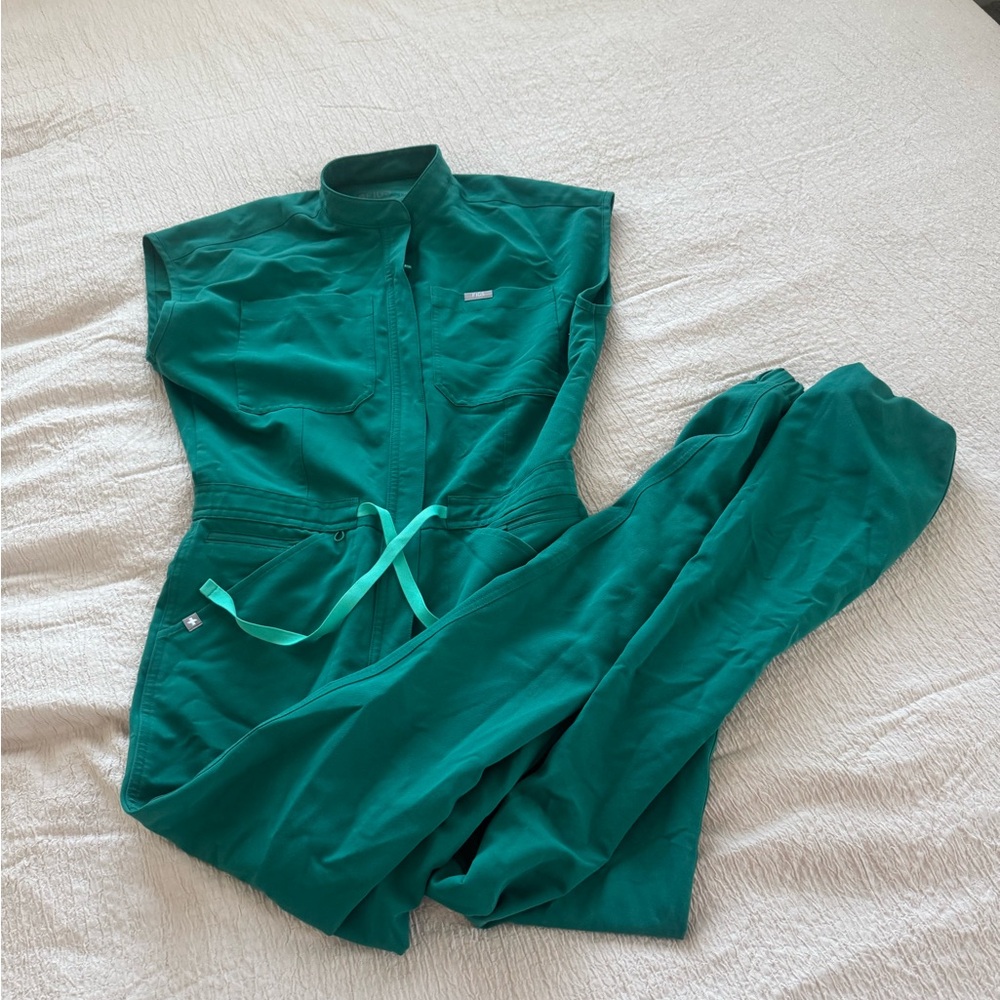 Figs Teal Women's Jumpsuit